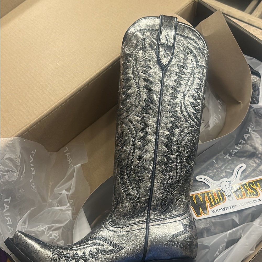 Ariat Silver Heeled Western Boots